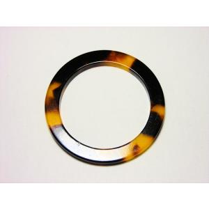 シートパーツ　ベッコウ9　リング40mm｜beadsshopj4