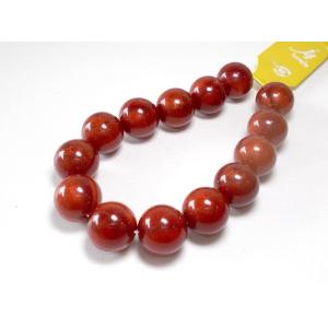 マーブルアクリル１４ＭＭ（１５ヶ）レッドゴールド｜beadsshopj4