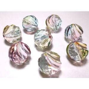 シャボンビーズ  18mm　スクリュー　8ヶ｜beadsshopj4