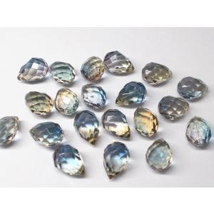 （トワイライトカラー）シャボンビーズ　シズクカット（２０ケ）９Ｘ１３ＭＭ｜beadsshopj4
