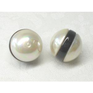 サンドウィッチ ビーズ １６ＭＭ ２ヶ アンド パーツ アクリル ハンドメイド アクセサリー プラ｜beadsshopj4