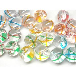 ライン トルネード スズ マル １４ＭＭ４ヶ アクリル ビーズ アンド パーツ 鈴 丸 クリスタル｜beadsshopj4