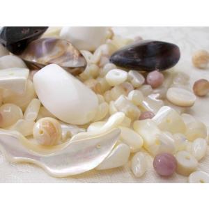 シェルMIX　100g　｜beadsshopj4