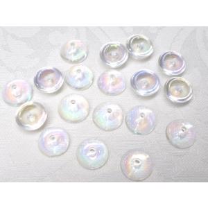 バンズビーズ クリスタル オーロラ ５Ｘ１０ＭＭ (１８ヶ）｜beadsshopj4
