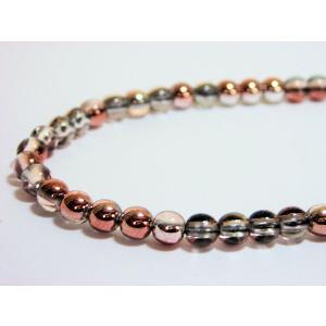 ラウンドキャルビーズ　４mm　50ヶ｜beadsshopj4