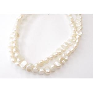 淡水パール調　塗装プラパール　７Ｘ６ＭＭ　三日月型（５２ＣＭ）｜beadsshopj4