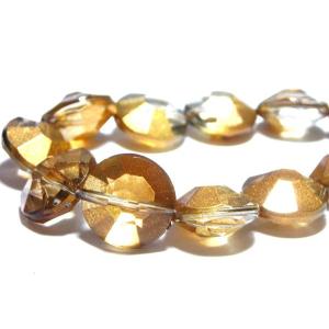 アクリル ジュエル ビーズ III 16mm コイン カット ビーズアンドパーツ アクセサリーパーツ アクリルビーズ ビーズパーツ ハンドメイド ビーズショップＪ４｜beadsshopj4