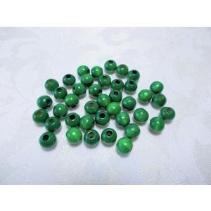 ウッドカラー 5mm（40ヶ）｜beadsshopj4