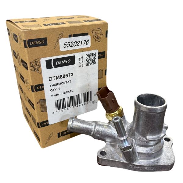 サーモスタット (ガスケット,センサー付） 対策品 55202176　FIAT フィアット 500 ...