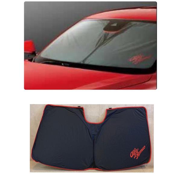 純正 サンシェード ・サンシェイド（フロント用日除けカバー）黒  59082393　ALFAROME...