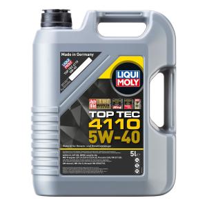 送料無料「オイルエレメント付！」LIQUI MOLY リキモリ トップテック4110　5W40 5リットル入｜bealre