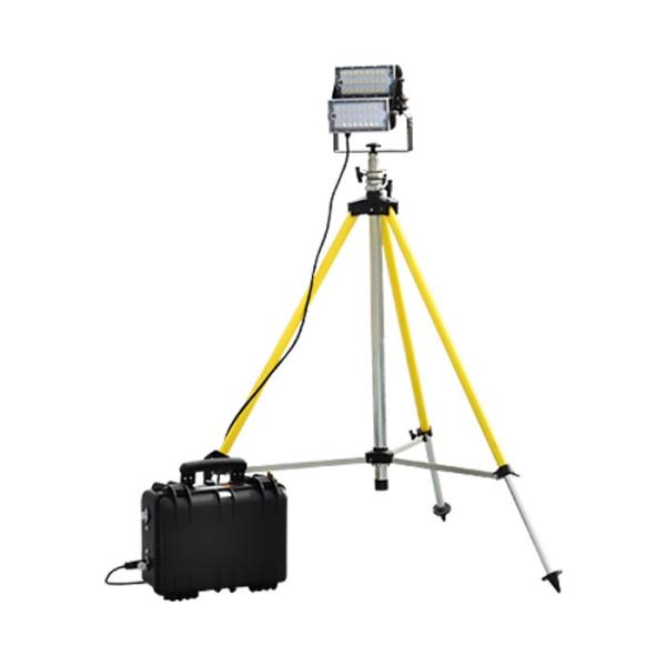 LED投光器 100W充電式電源 充電式ポータブル投光器 防塵 防水 屋内 屋外両方可能 LED作業...