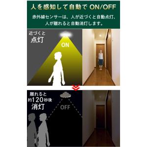 2台セット シーリングライト LED 人感セン...の詳細画像3