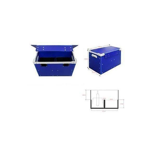 LED パー用ダンプラケース 5mm厚 2台収納 ダークブルー DP003 ビームテック