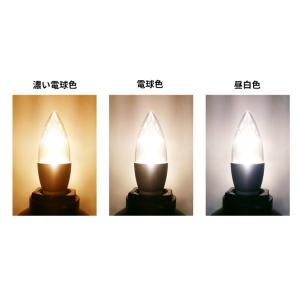 LEDシャンデリア電球 シャンデリア球 E12...の詳細画像2