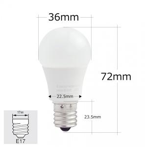 LED電球 E17 40W相当 電球色 昼光色...の詳細画像1