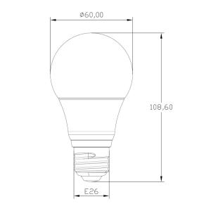 LED電球 E26 40W相当 電球色 調光器...の詳細画像3