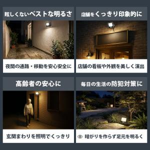 LED投光器 電球色 昼光色 黒 白 30W ...の詳細画像5