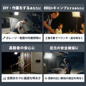 LED投光器 電球色 昼白色 昼光色 黒 白 ...の詳細画像5