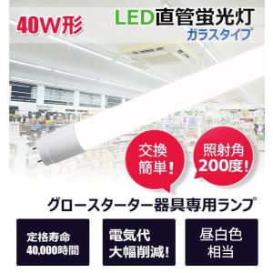 LED蛍光灯 40w形 ベースライト 広角 グ...の詳細画像1