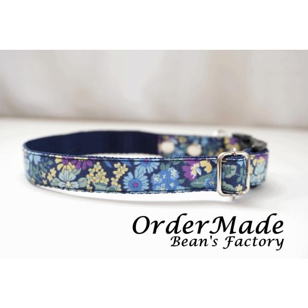 犬用首輪／ハーネス  プロヴァンス（全１色）  オーダーメイド品  子犬  小型犬  中型犬  花柄...