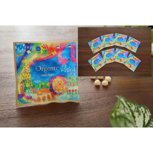 子供用 無添加 パフ お菓子 化学農薬不使用 砂糖や食塩不使用　Orgente PUFF　プレーン　...