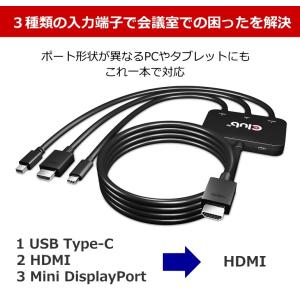 国内正規品 Club3D USB Type C...の詳細画像2