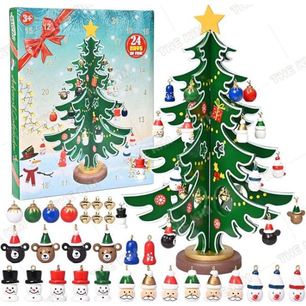 アドベントカレンダー 2023 クリスマスツリー 卓上 クリスマスプレゼント 子供 おもちゃ クリス...