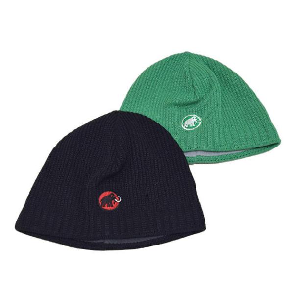 Mammut マムート サブライムビーニー ブラック グリーン Sublime Beanie Bla...