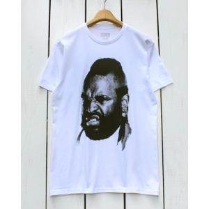 American Classics A チーム プリントTシャツ  ホワイト 白 A-Team Print Tee Mr.T Head White ミスターT コング 特攻野郎｜beardstore