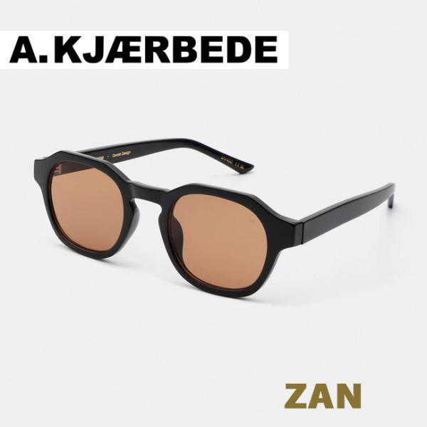 A.KJAERBEDE エキアビド ザン サングラス ブラック ポリカーボネートレンズ CEマーク ...