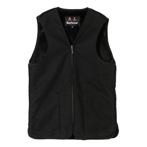 Barbour バブアー ファーライナー スリムフィット ブラック SL Fur Liner Bla...