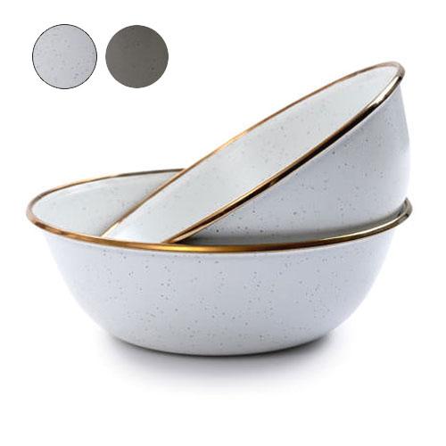 BAREBONES ベアボーンズ エナメルボウル 2個セット  エッグシェル Enamel Bowl...