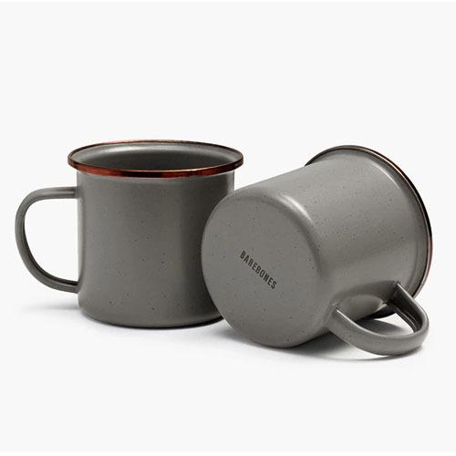 BAREBONES エナメルカップ 2個セット ストーングレー Enamel Cup Set Sto...