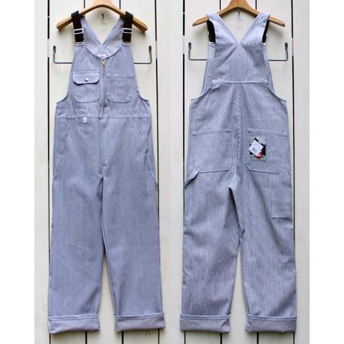 Big Bill ビックビル オーバーオール ジップフロント ヒッコリー ノンウォッシュ Hicko...