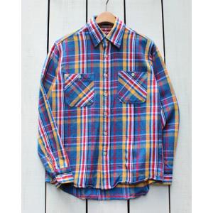 CAMCO カムコ ネルシャツ オフホワイト グリーン 22-b ヘビーウエイト Heavy Weight L/S Flannel Shirts 2022 チェック｜beardstore