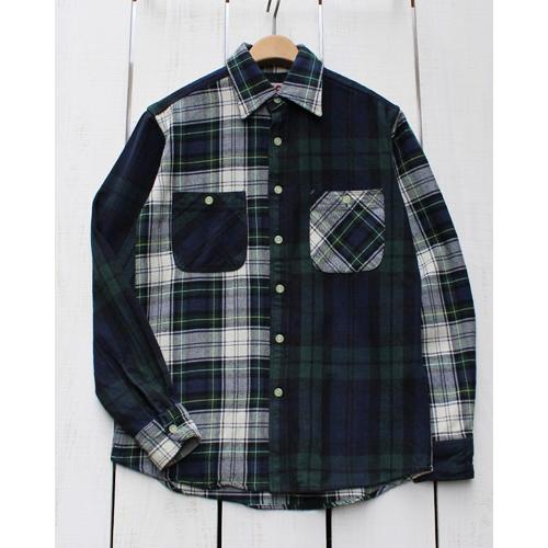 CAMCO カムコ ネルシャツ クレイジー ブラックウォッチ タータンチェック 22-Z ヘビーウエ...