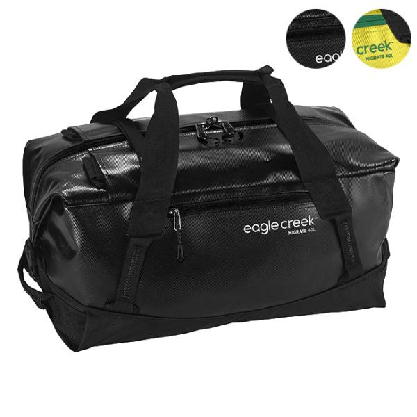 Eagle Creek イーグルクリーク マイグレートダッフル ブラック エレクトリックイエロー M...