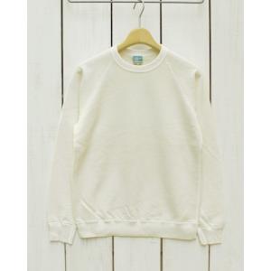 Good On グッドオン ラグランクルーネックスウェット ナチュラル 製品染め　Raglan Crew Neck Sweat Natural Pigment Dye｜beardstore