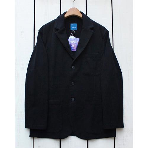 Good On グッドオン ヘビージャージテーラージャケット ブラック 製品染め Heavy Jer...