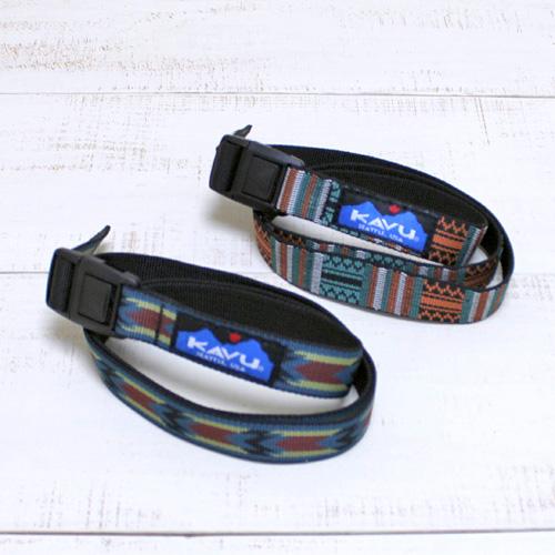 KAVU カブー ウェビングベルト ストラップ ワンタッチ バックル 2柄展開 Burly Belt...