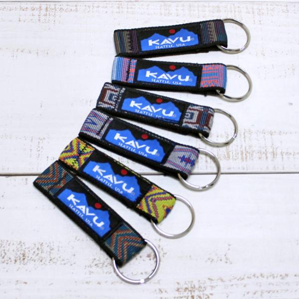 KAVU カブー ストラップキーチェーン キーホルダー 6柄展開 Key Chain 6-Patte...