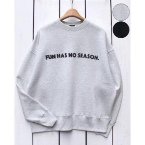 KAVU カブー フレーズ クルースウェット アッシュグレー 杢 ブラック Phrase Sweat...