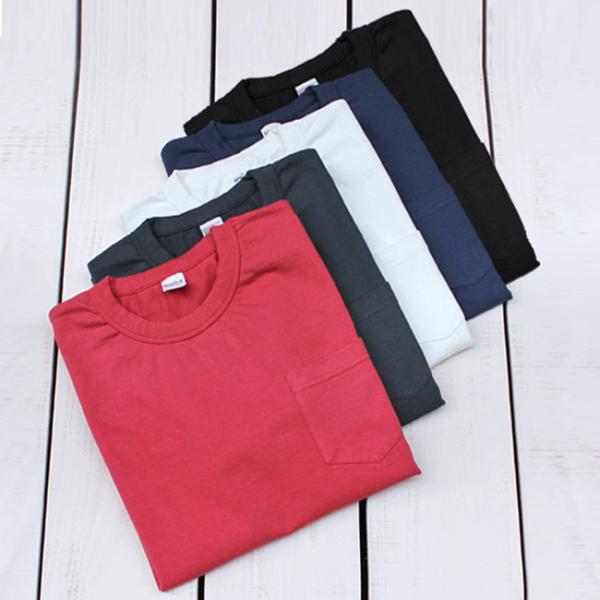 mayo SPRUCE メイヨスプルース 半袖ポケットTシャツ 洗い 後染め 5色展開 ヘビーウェイ...