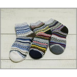 Magon マゴン ジャガードソックス くるぶし丈 Jaquard Socks