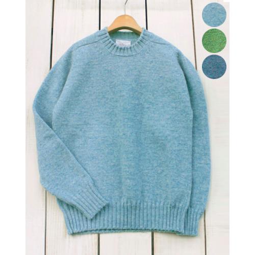 Jamieson's ジャミーソンズ サドルショルダークルー セーター Plain Saddle S...