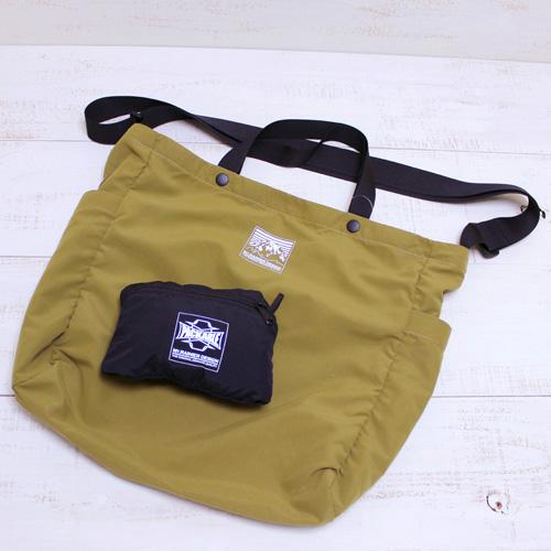 Mt.Rainier Design マウントレイニアデザイン パッカブルショルダートート ブラック ...
