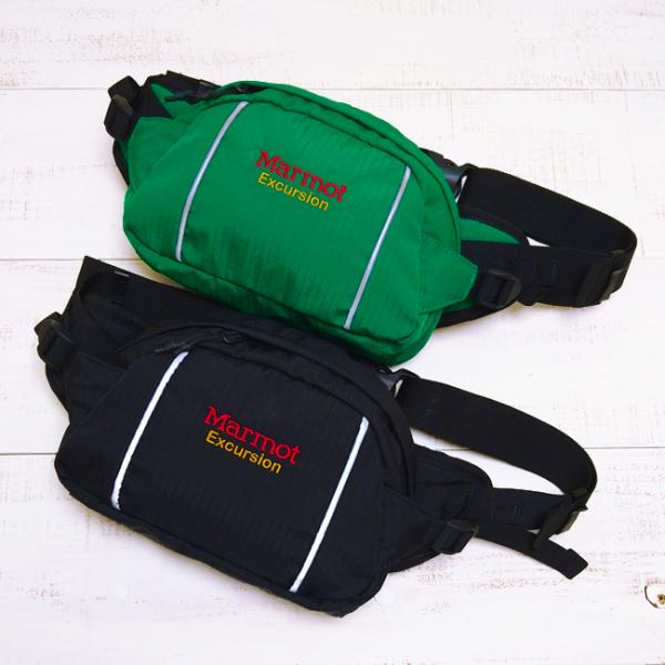 Marmot マーモット エクスカーション ミニ ウエストバック ブラック グリーン Excursi...