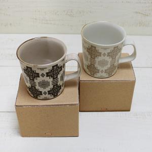 Pendleton ペンドルトン 波佐見焼 土物 土器 マグカップ ペア チーフジョセフ HASAMI Tsuchimono Mag Cup 280ml Chief Joseph 日本製 日本限定 ギフト｜beardstore