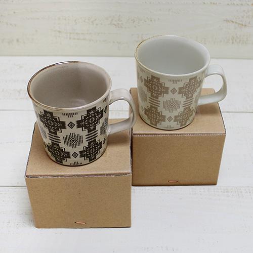 Pendleton ペンドルトン 波佐見焼 土物 土器 マグカップ ペア チーフジョセフ HASAM...